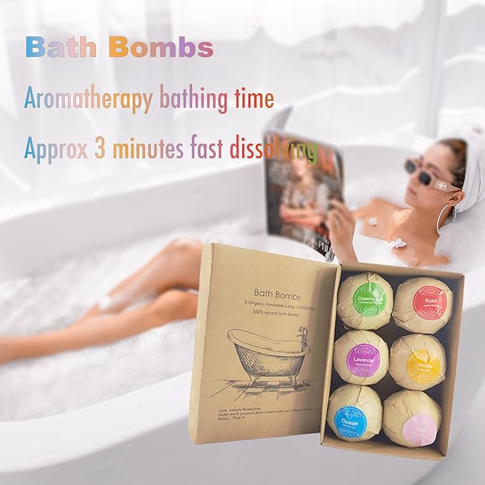 WYNK Bath Bombs Gift Set 6 Pack - Image 7