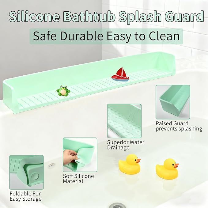 Bathtub Splash Guard for Tub Kids - Image 6