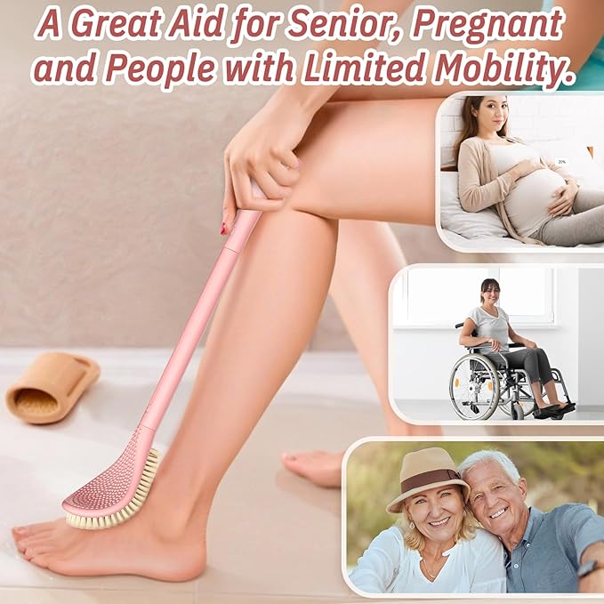 New Foot Brush & Foot File Set, 3-in-1 Foot Scrubber in Shower, - Image 7