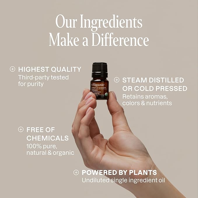 Cliganic Organic Aromatherapy Essential Oils Set, 100% Pure Natural - Image 5