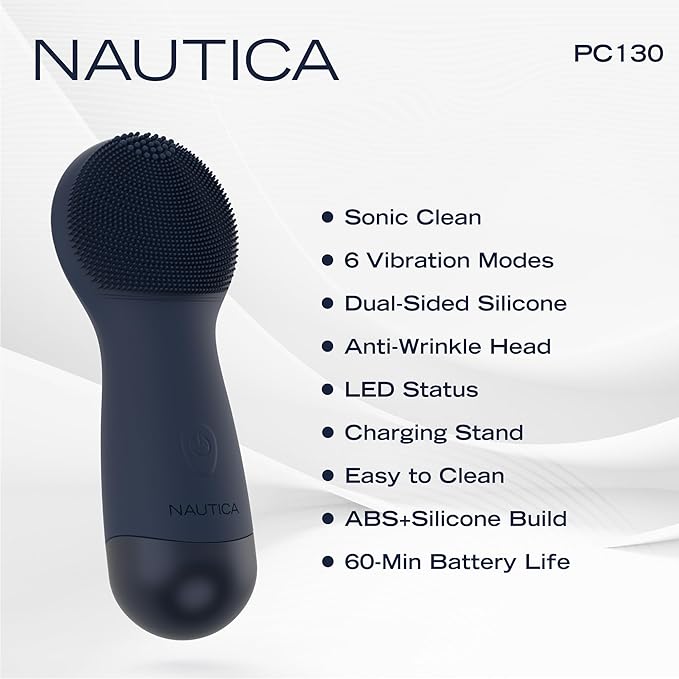 Nautica PC130 Sonic Facial Cleansing Brush Made - Image 8