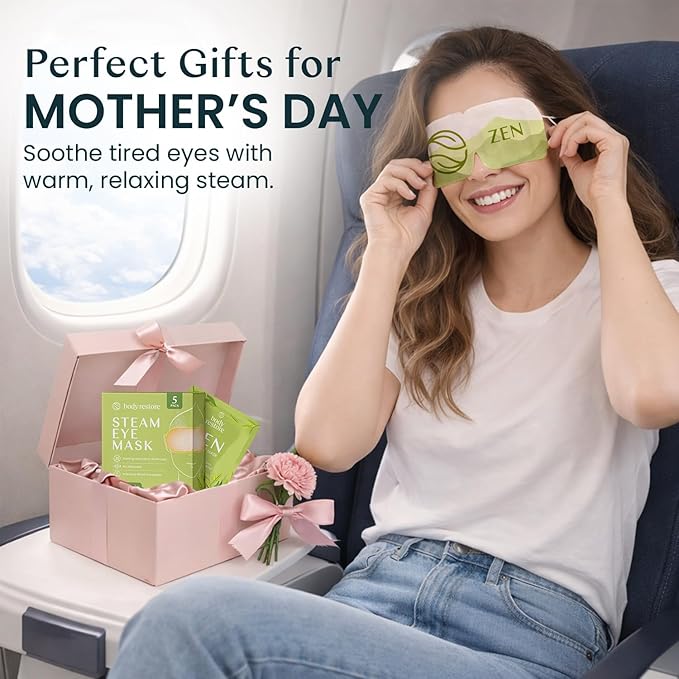 Body Restore Heated Eye Mask for Dry Eyes 5 Pack – Mothers Day Gifts for Mom - Image 2