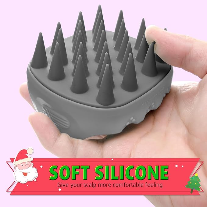 Cbiumpro 2-Pack Scalp Massager Shampoo Brush, Ultra Soft Silicone Scalp - Image 4