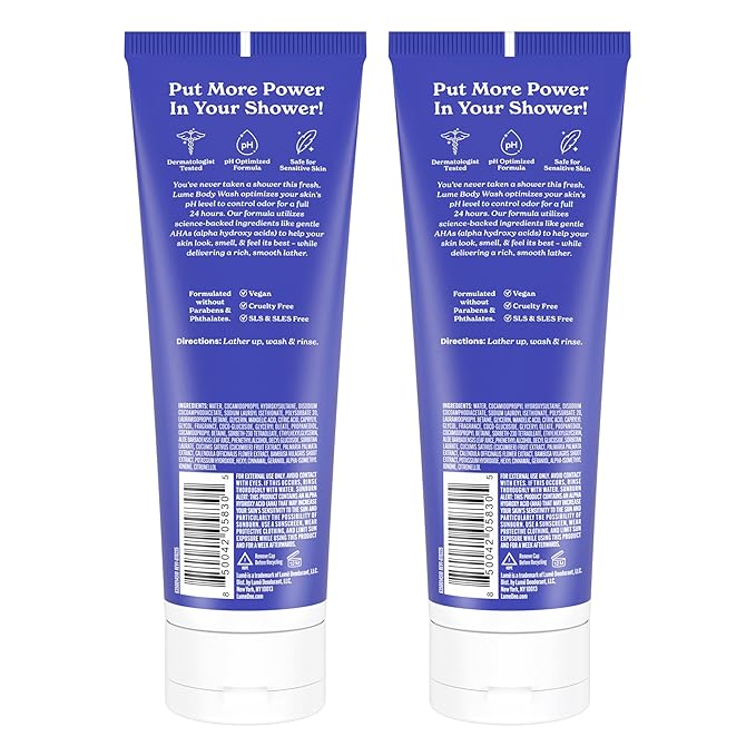 Lume Acidified Body Wash for 24 Hour Odor Control - Image 9