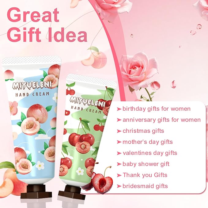 10 Pack Hand Cream Gift Set, Mothers Day Gifts, Moisturizing Hand Lotion Travel - Image 8