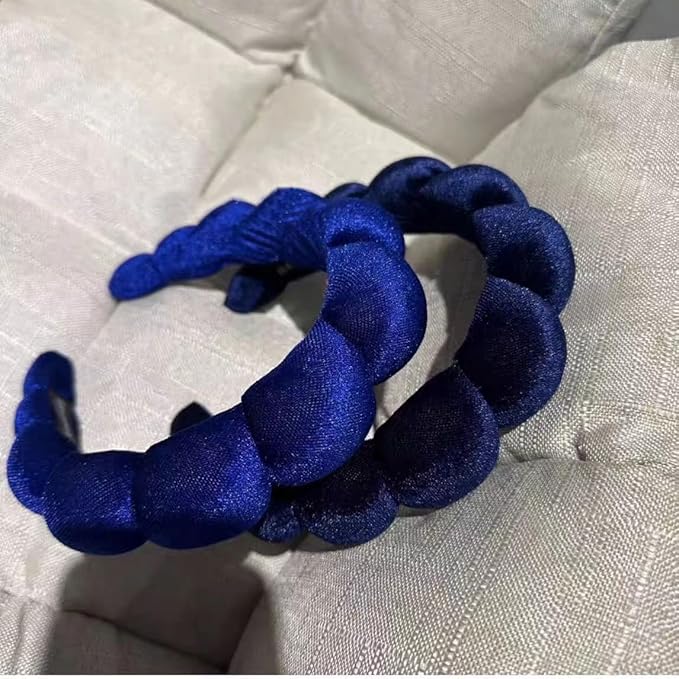 Fashion Headbands for Women Padded Fabric Hair Bands Wide Velvet Non Slip - Image 5