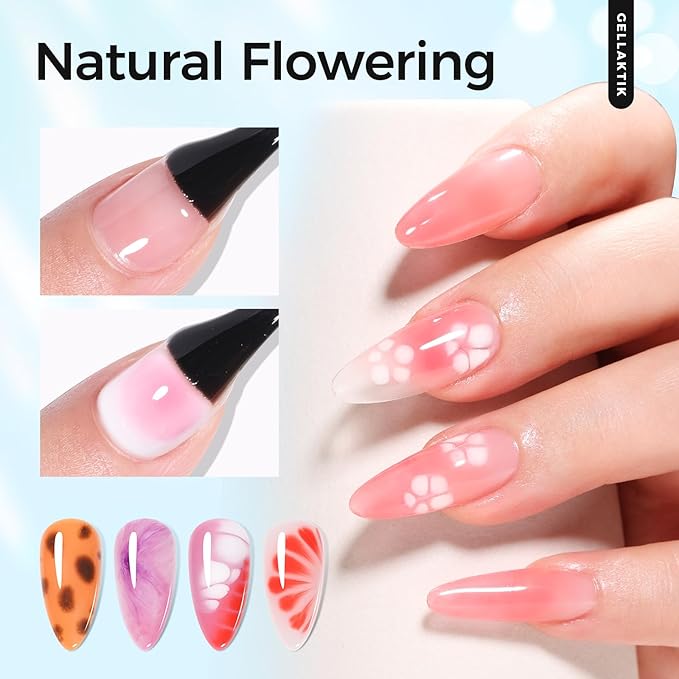 Blooming Gel Nail Kit, Long-Lasting UV/LED, DIY Manicure Gifts - Image 5