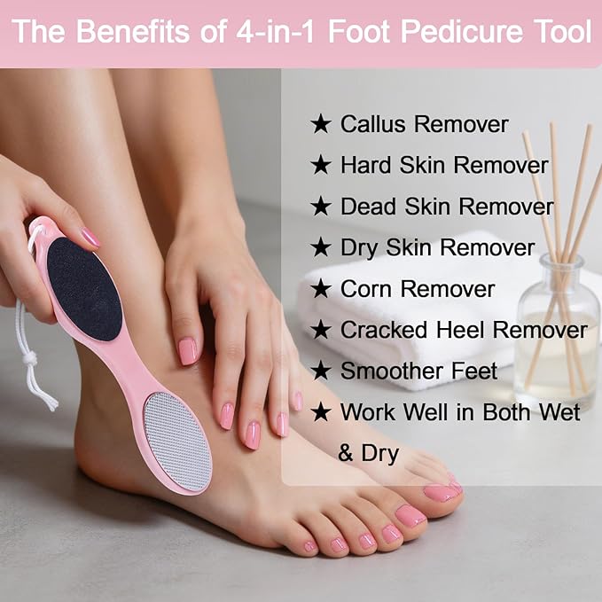 4-in-1 Nano Glass Foot Callus Remover, Professional Foot File, Durable Foot - Image 3