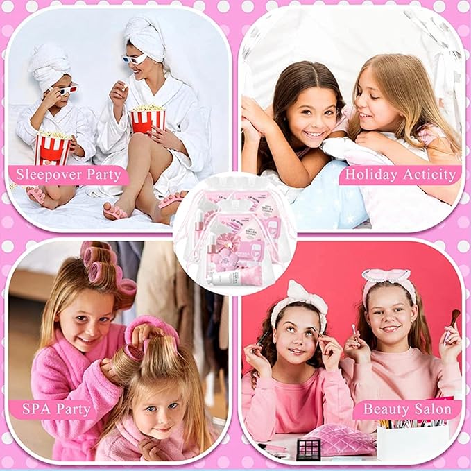 Spa Party Supplies for Women Girl, Face Cleanser, Hand Cream, Lip Mask - Image 5