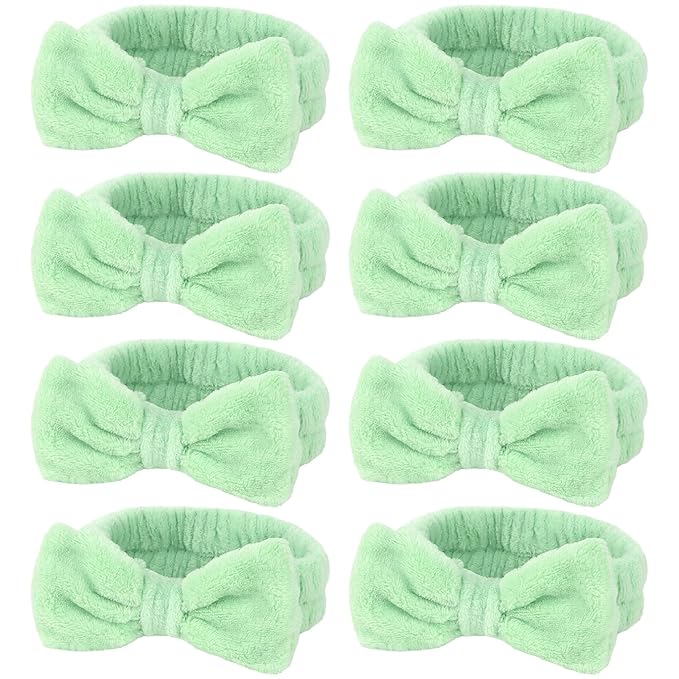 Ondder Green Spa Terry Cloth Skincare Headbands by Ondder