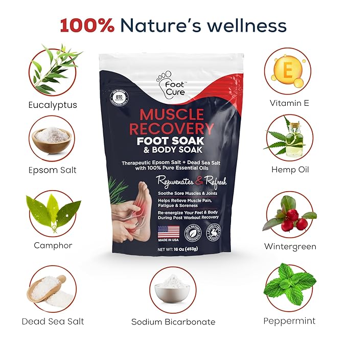 FOOT CURE Foot Soak with Epsom Salts – All-Natural Blend - Image 5