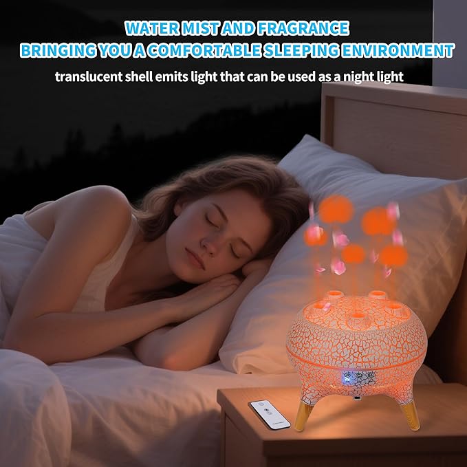 BOHOFAM Jellyfish Essential Oil Diffuser 250ML, Aroma Diffuser Hears Sound to - Image 6