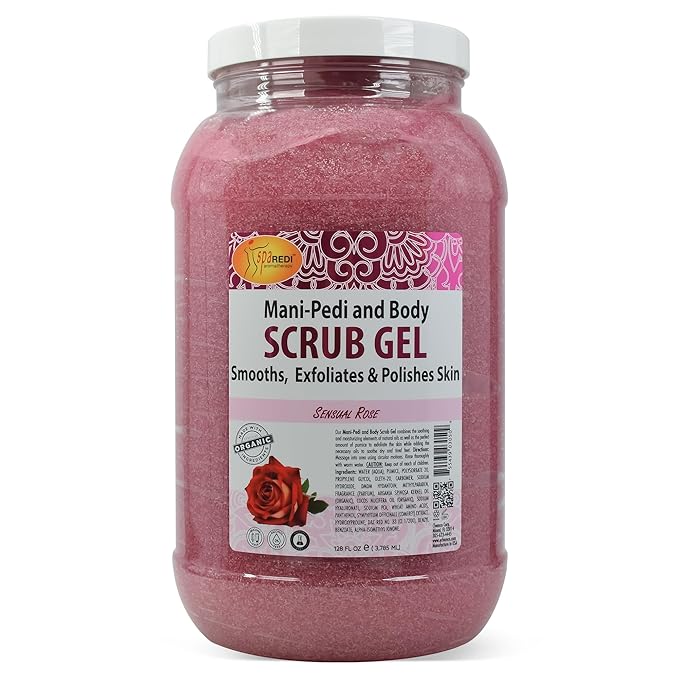 SPA REDI Professional Foot Scrub Gel – Dual-Action Pedicure Treatment | by SPAREDI