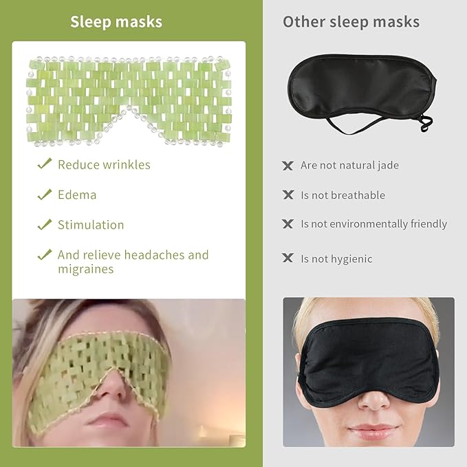 Jade Eye Mask, Facial Cooling Mask - Image 6