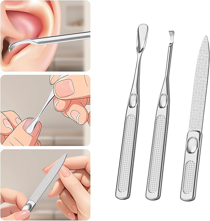 Precision Nail Grooming Manicure Sets Pedicure Kits Stainless Steel Nail - Image 6