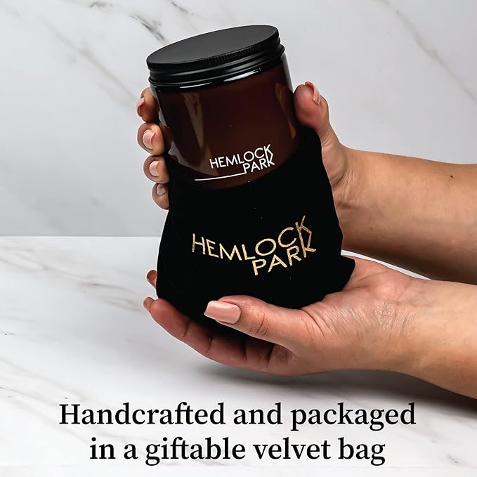 Hemlock Park Crackling Wood Wick Candle Handcrafted - Image 3