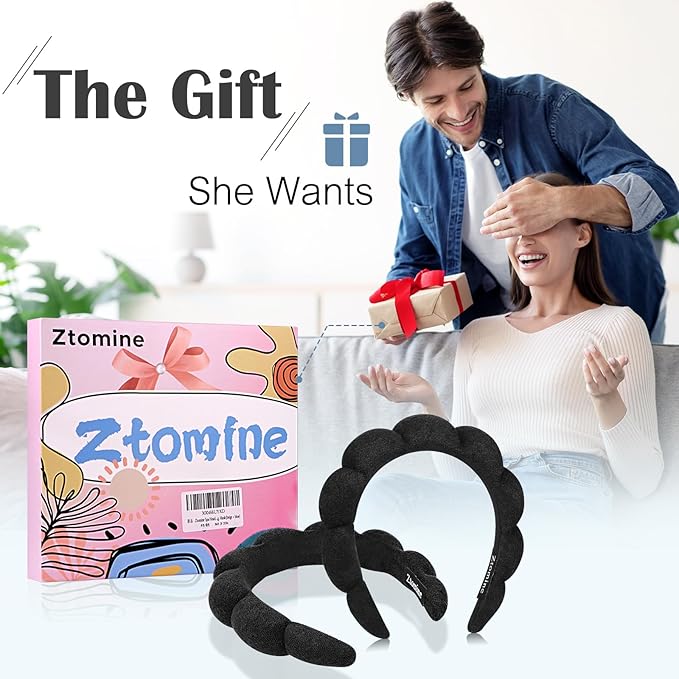 Ztomine Spa Headbands for Washing Face or Facial, Terry Cloth Headband Combo - Image 7
