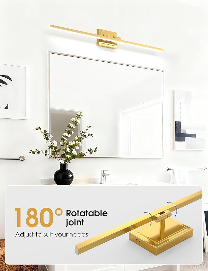 VOLISUN Bathroom Vanity Light 39.4 inch, 24W Dimmable 5CCT Led Bathroom Light - Image 4
