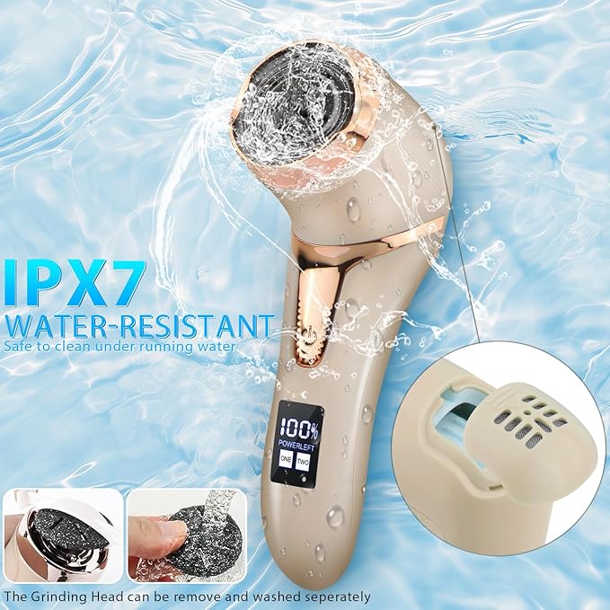 Electric Callus Remover for Feet, Portable Pedicure Kit Foot File Callus Remover - Image 6