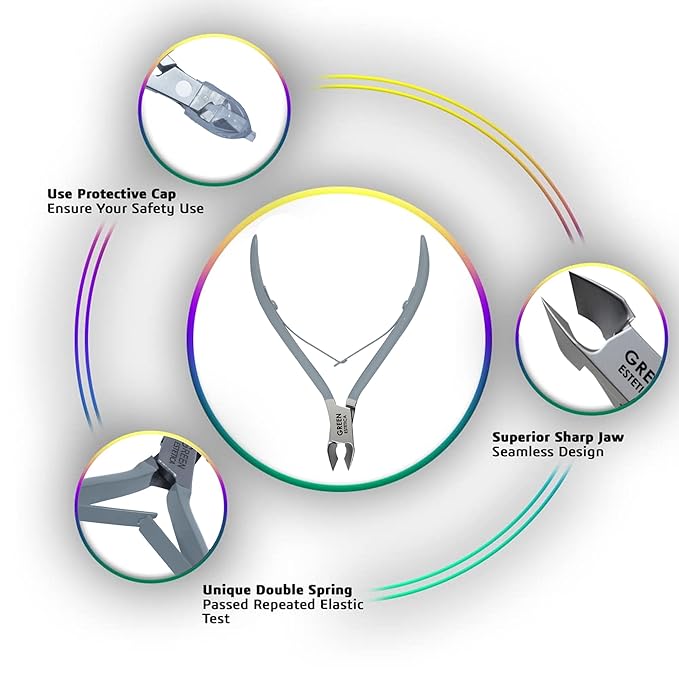 Professional Cuticle Trimmer Nail Cuticle Cutter Stainless Steel Cuticle Nippers - Image 4