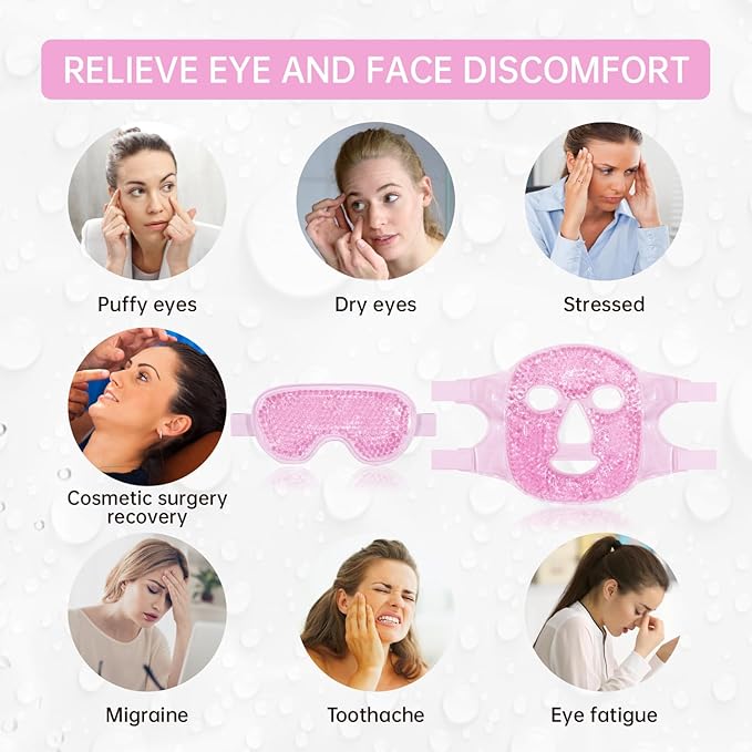ZNÖCUETÖD Face Eye Mask Ice Pack - Image 3