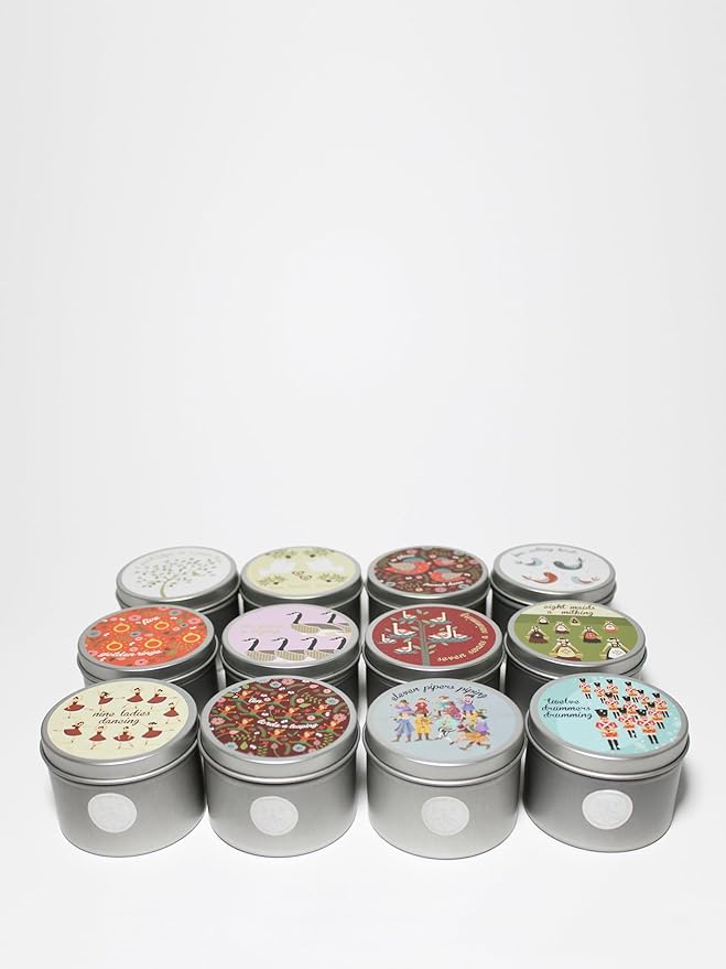 Sand + Fog - 12 Days of Christmas Candle Set - Winter Pine, Apple Cider - Image 2