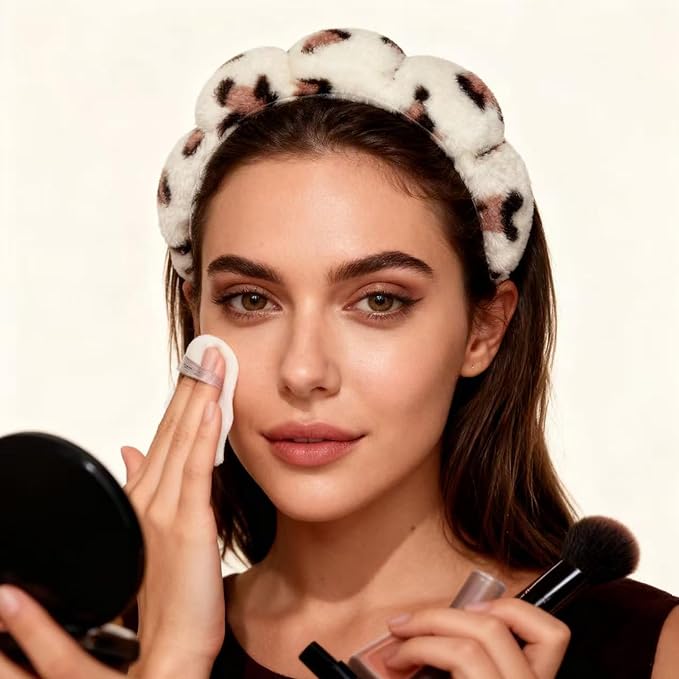 Spa Headbands for Washing Face Makeup Skin Care Women Bubble Facial Beauty - Image 6