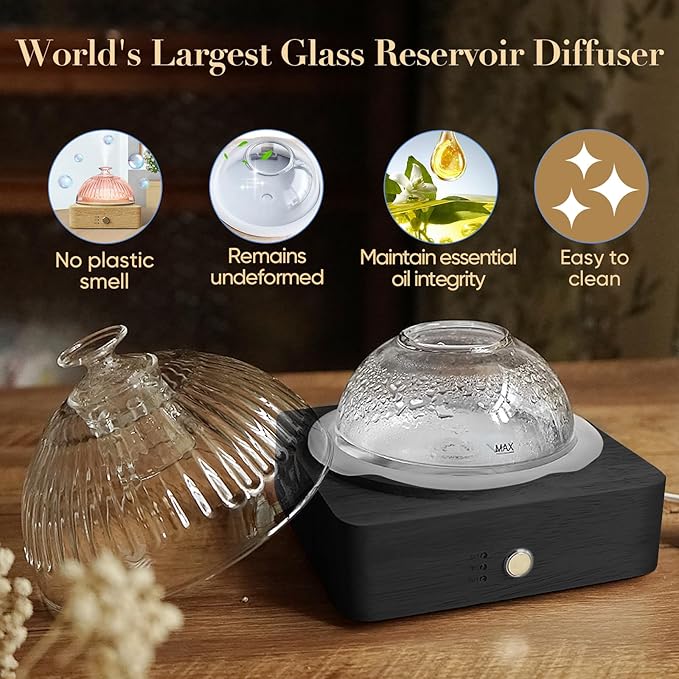 Glass Dome Essential Oil Diffuser - Image 2