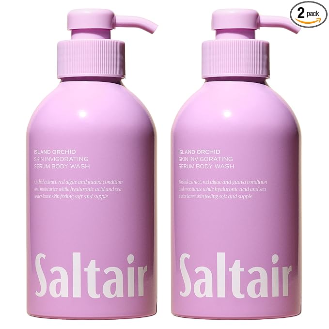 Saltair Body Wash 2-Pack – Moisturizing Body Wash by Saltair