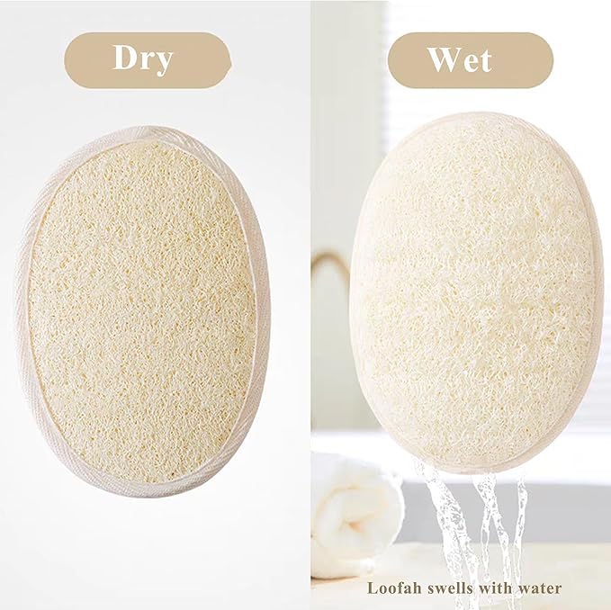 Loofah Sponge Pads Natural Organic Bath Luffa Sponges Pads Natural Bath Shower - Image 4