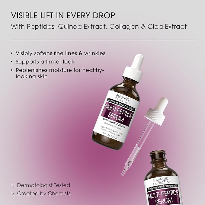 Advanced Clinicals Multi Peptides Serum - Image 2