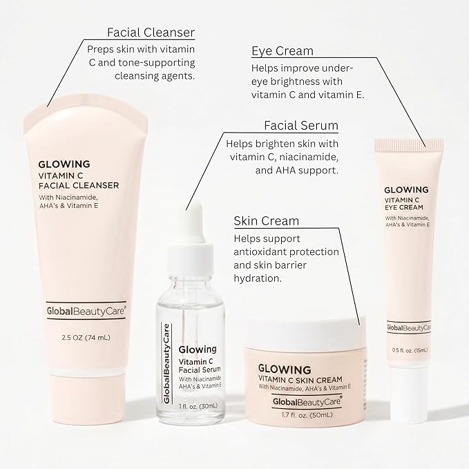 Global Beauty Care Vitamin C Glow Skincare Set - Image 3