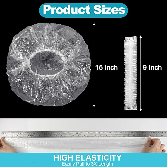 50 PCS Disposable Shower Caps - Image 2