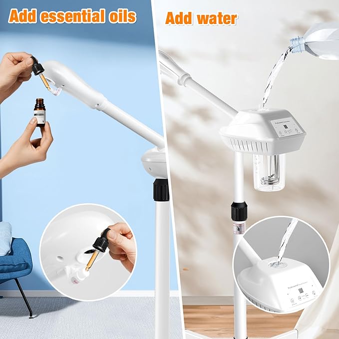 Professional Facial Steamer, Esthetician Steamer on Wheels - Image 5