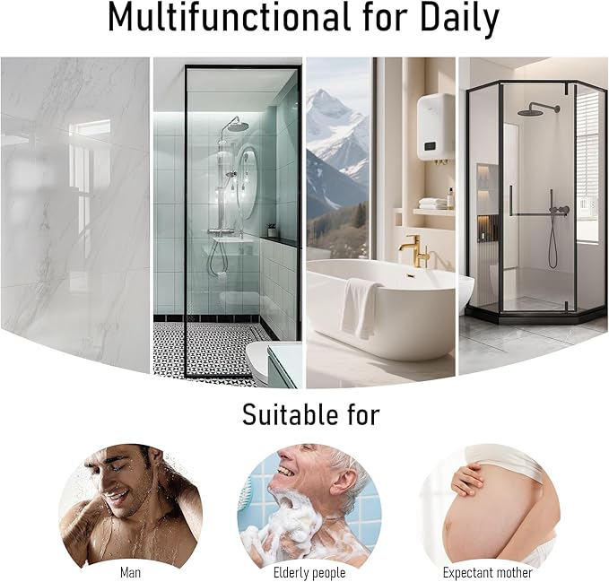Back Scrubber Shower Bathtub Tub Body Bath Cushion Back Lumbar Support - Image 10