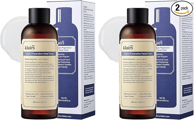 DearKlairs Supple Preparation Facial Toner- Balace pH Level, Deep Moisturizer by DearKlairs