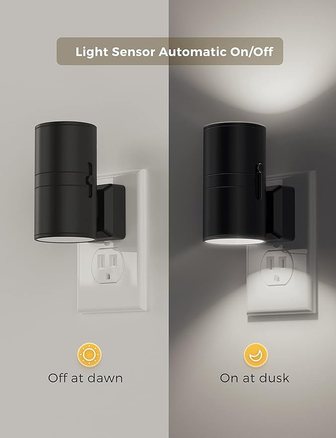 L LOHAS LED Bright Night Light, Night Lights Plug into Wall, 5000K Daylight - Image 2