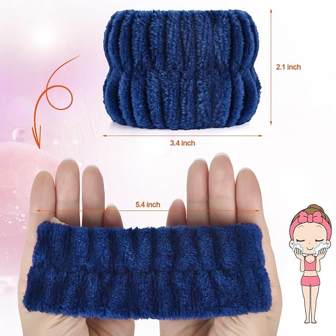 2pcs Wrist Bands for Washing Face Wash Wristbands Wrist Towels Arm Bands for - Image 4