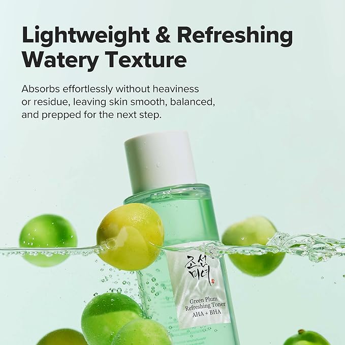 Beauty of Joseon Green Plum AHA BHA Toner Refreshing Facial Essence Moisturizer - Image 6