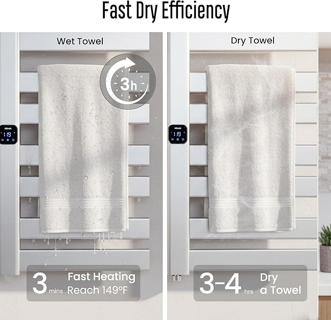 Towel Warmer, Heated Towel Rack - Image 3