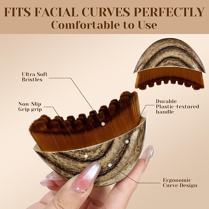 2026 New Lymphatic Contour Face Brush, Manual Lymphatic Drainage Massager - Image 3