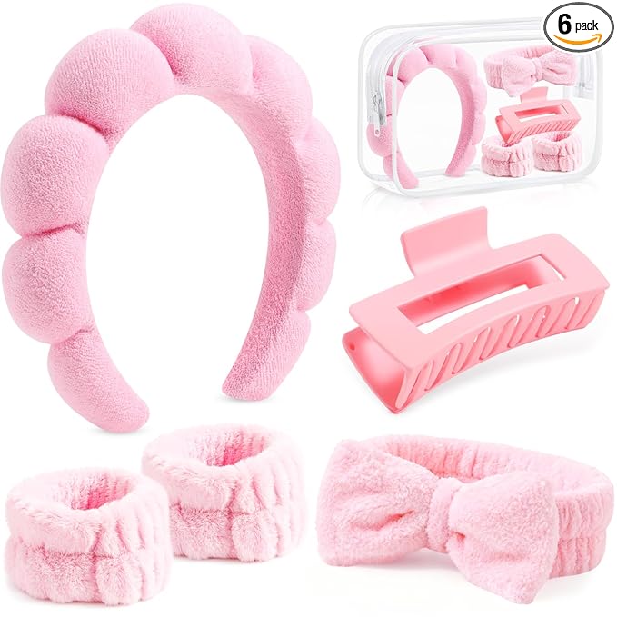 SPA Headbands and Wristband Set by Giesiery
