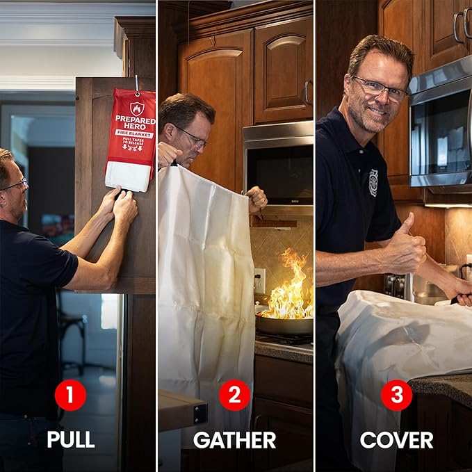 Prepared Hero Emergency Fire Blanket - Image 5