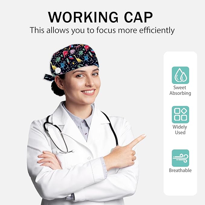 2 Pcs Working Cap with Sweatband - Image 2