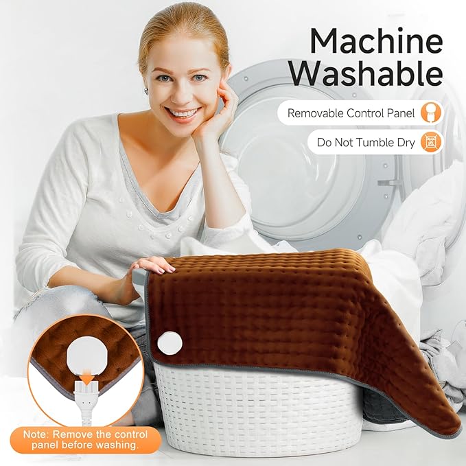 XXXL Heating Pad for Back Pain Relief, Heated Pad for - Image 9