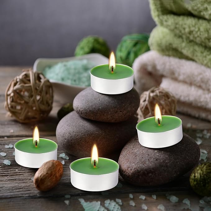 100 Pack Scented Tealight Candles 4 Hours, Spring Aromatherapy Candles - Image 6