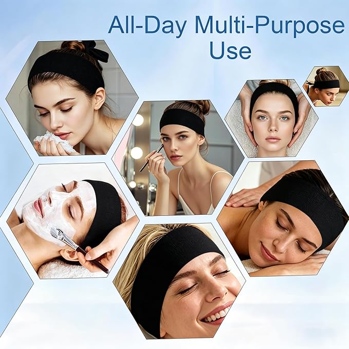 160 Count Disposable Spa Headbands - Image 5
