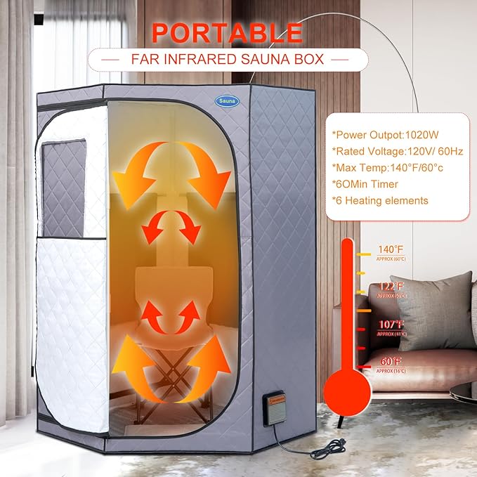 Portable Full Size Infrared Sauna - Image 4