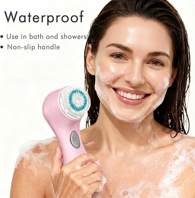 Microtree Electric Facial Cleansing Brush, No Rotation, Sonic Vibrating Deep - Image 4