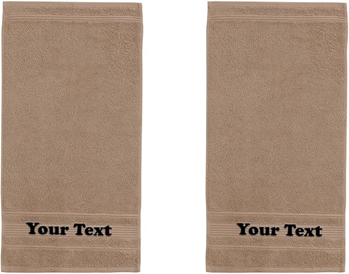 Personalize Your Towels with Custom Embroidery: Names, and Initials. Perfect by Ephesos